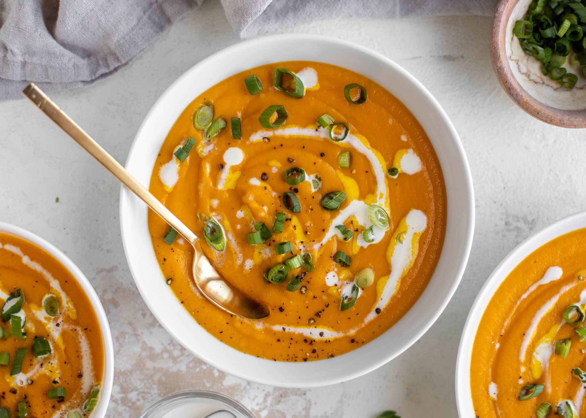  Roasted Carrot Coconut Soup