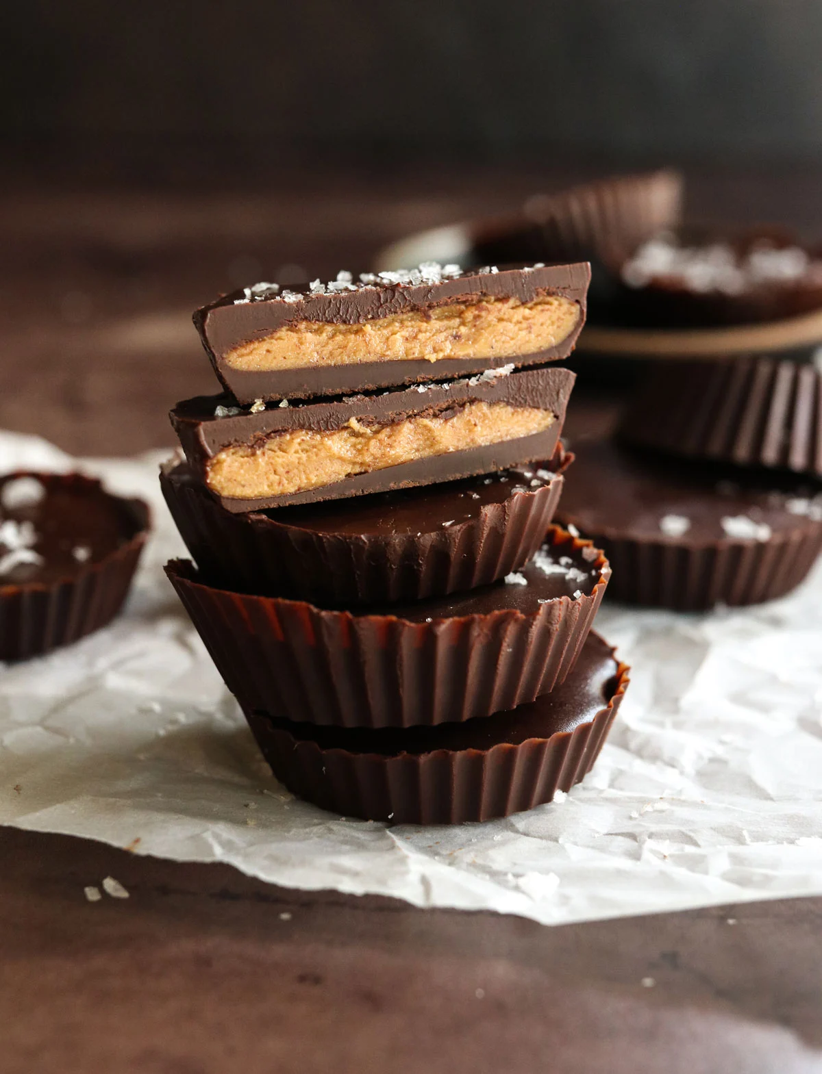 5-Ingredient Coconut Oil Chocolate Peanut Butter Cups